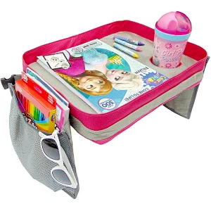 Baby Car Backseat Activity Tray Play Organizer Portable Kids Travel Tray