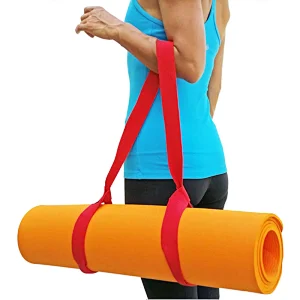 YCW Adjustable Durable Organic Cotton Yoga Mat Carrier Yoga Mat Carrying Strap Sling