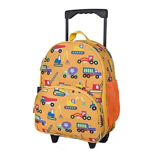 perfect carry on size trolley school bags children backpack rolling luggage for kids high quality trolley school bags set