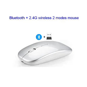 BT4.0 wireless mouse 2.4G wireless dual mode Rechargeable mouse