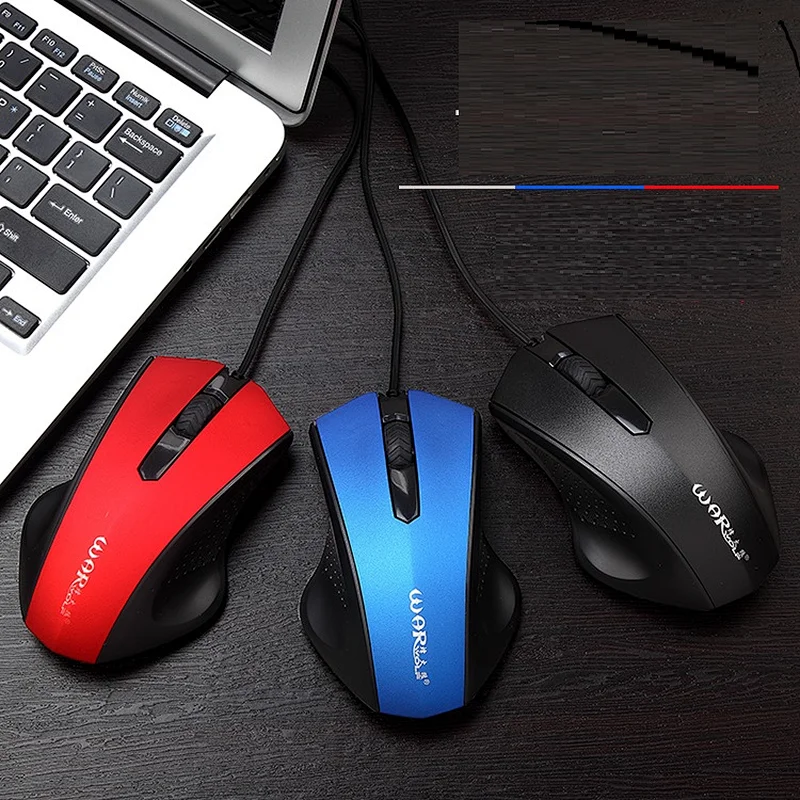 Wired USB Optical Mouse 3D for Office, Promotion, 1.5M cable wired mouse