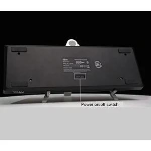 61keys 3Channels Wireless Blue tooth & Wired Metal Gaming Mechanical Keyboard