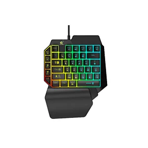 35 Keys One Single Hand Gaming Keyboard USB Wired PC Gaming Macro Keypad Gamer
