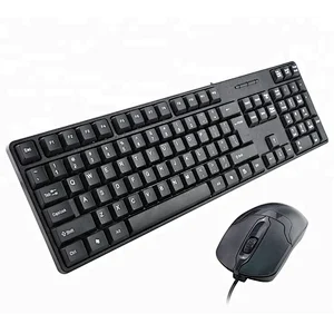 Wired  Keyboard Mouse Combo for Home Office Teclado