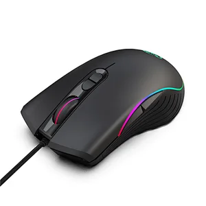 RGB Wired 7D LED Light Gaming Optical RGB Mouse Gamer 6400DPI
