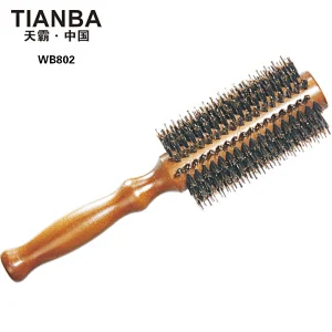 Wooden round brush