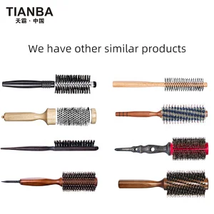 Wooden round brush