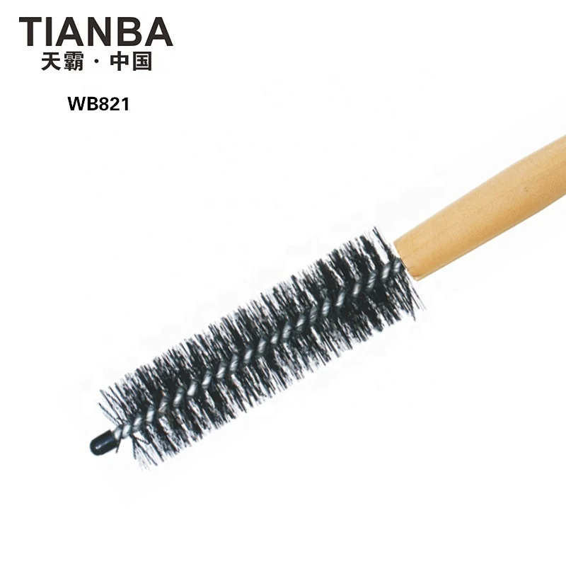 Wooden round brush