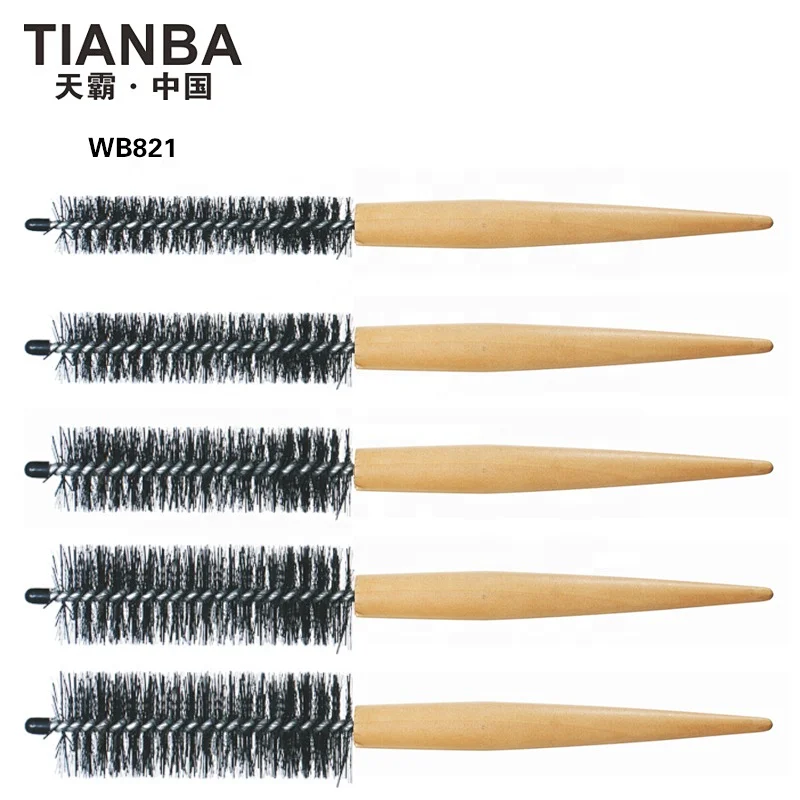 Wooden round brush