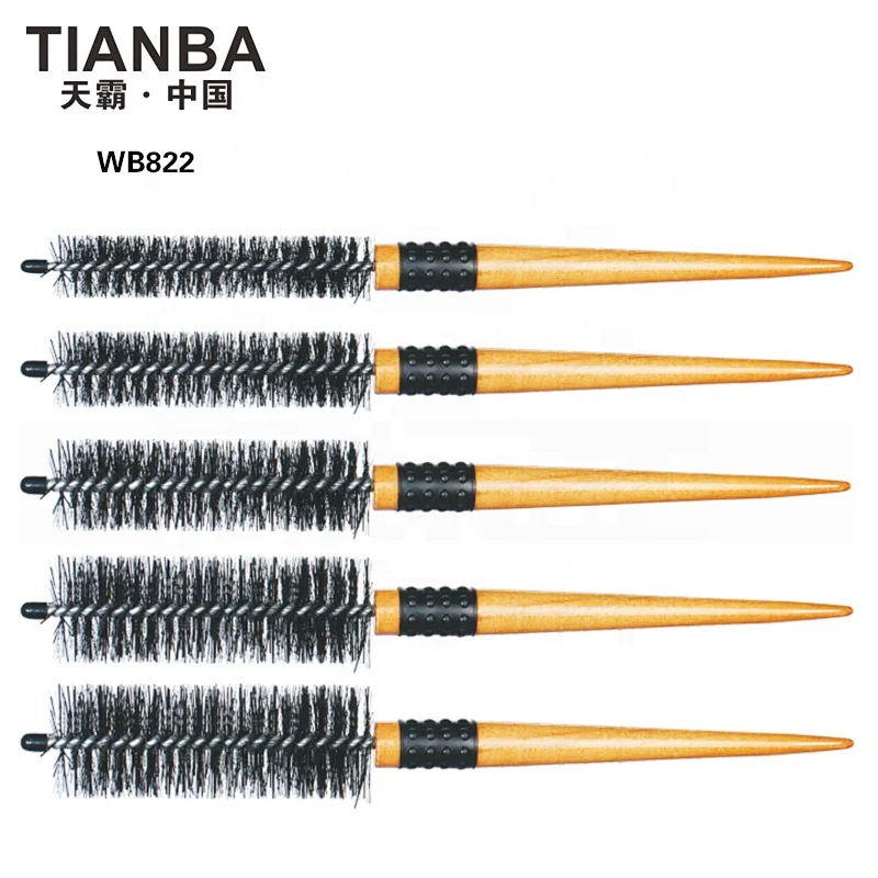 Wooden round brush