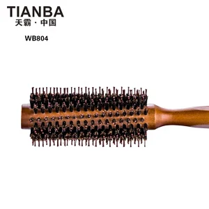 Wooden round brush