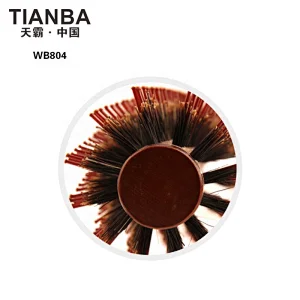 Wooden round brush