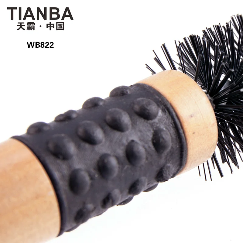 Wooden round brush