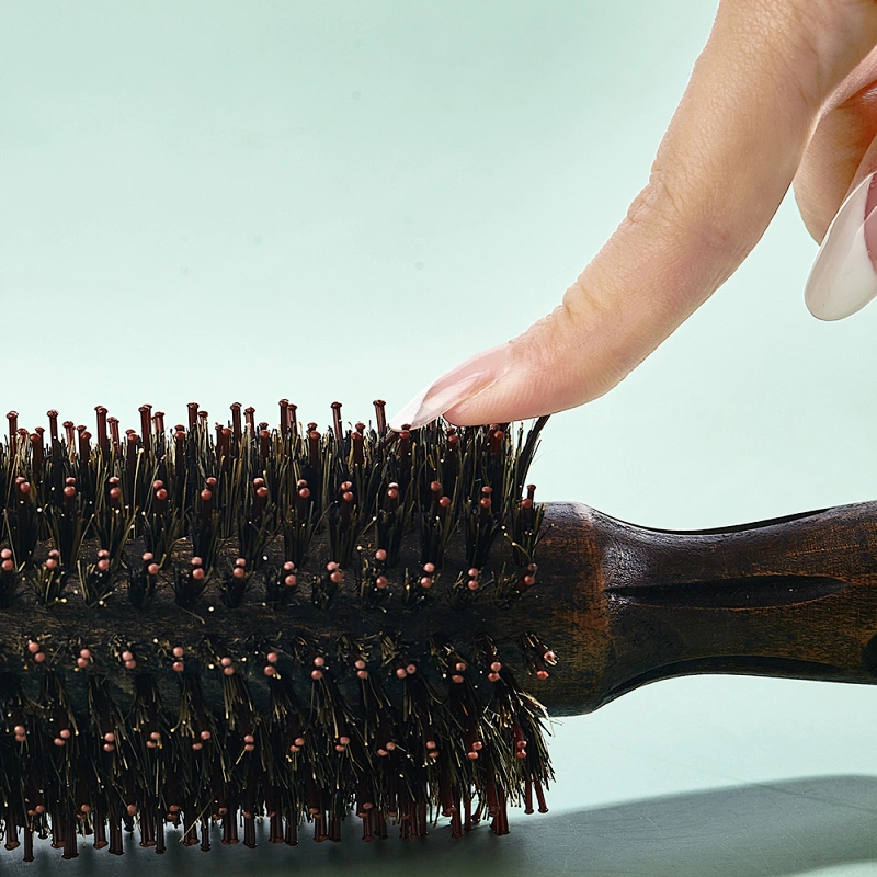 Wooden round brush