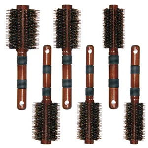 WOODEN ROUND HAIR BRUSH