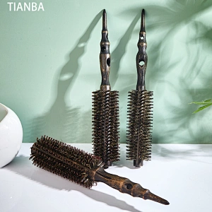 Wooden round brush