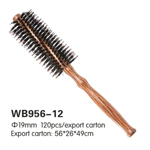 Wooden round brush