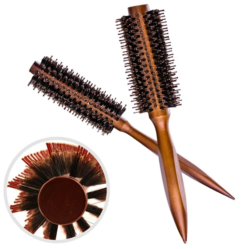 Wooden round brush