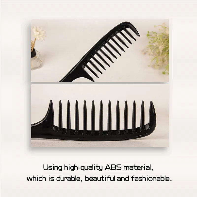 Custom Logo abs comb Salon Hairdressing Antistatic Salon comb