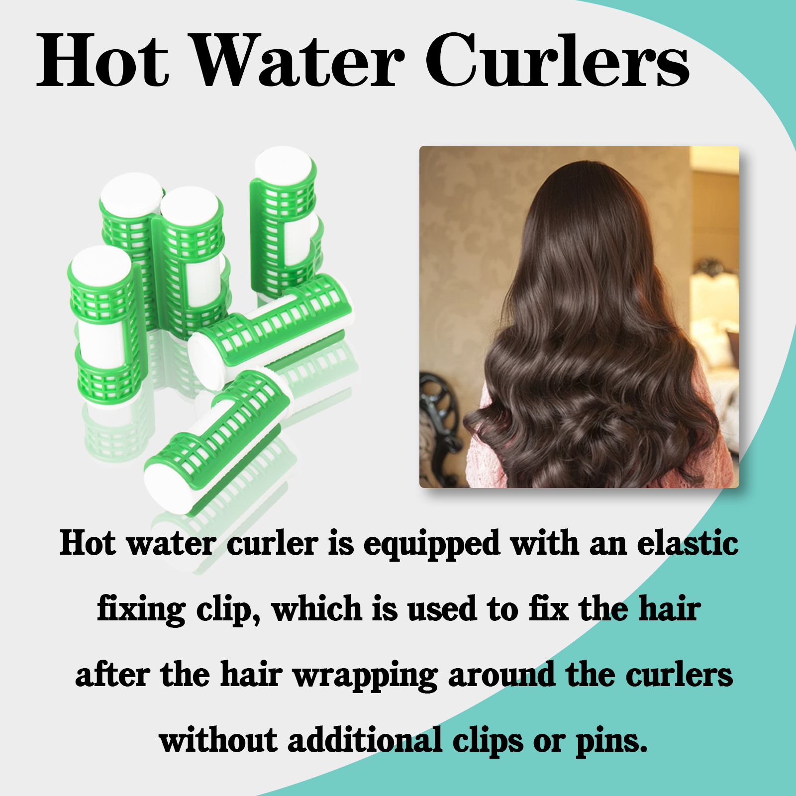 Hot water outlet curlers