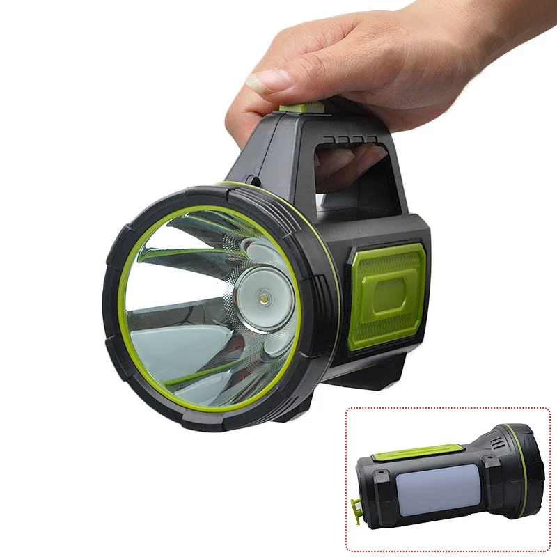 High lumen handheld camping flashlight