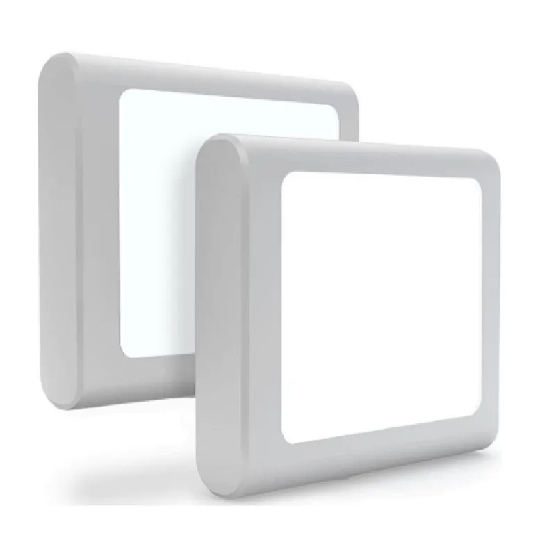 Wall plate motion sensor light switch plug in LED smart night light