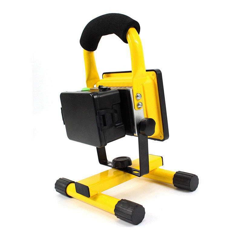 Portable outdoor rechargeable flood work light