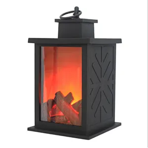 Decorative indoor battery power flame LED night light