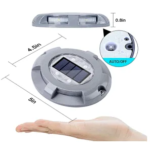 UFO aluminum durable waterproof IP67 outdoor solar sensor light