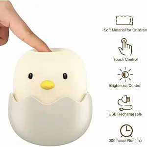 Chicken eggshell night light