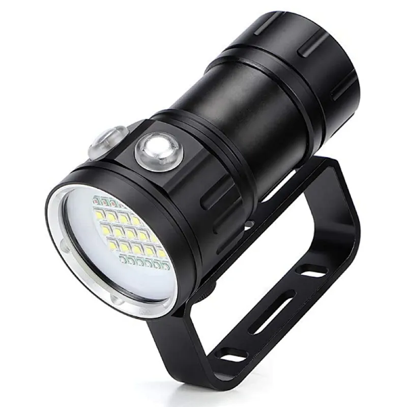7 Modes high power diving flashlight
