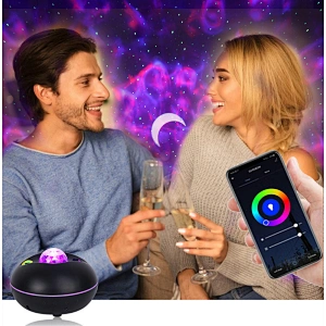 Party star projector for kids bedroom night light