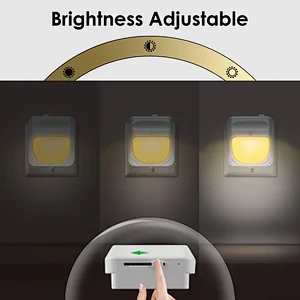 Bedroom plug into wall motion sensor night lights