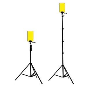 Retractable standing led tripod flood work light
