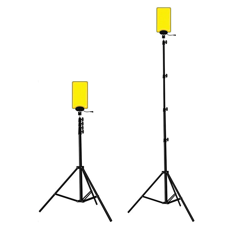 Retractable standing led tripod flood work light