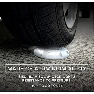UFO aluminum durable waterproof IP67 outdoor solar sensor light