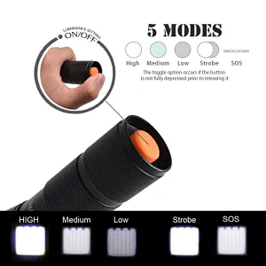 XML T6 LED flashlight
