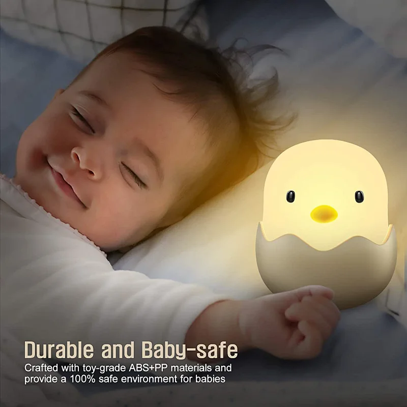 Chicken eggshell night light
