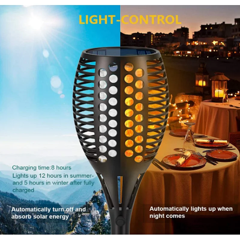 Outdoor decoration waterproof IP65 LED garden solar light