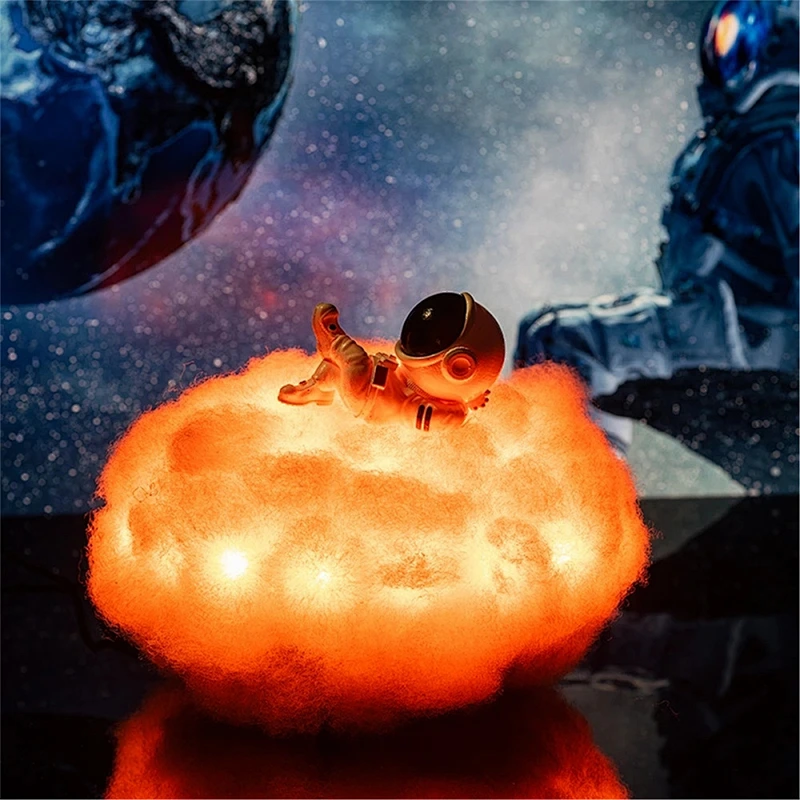 Creative astronaut LED colorful night light