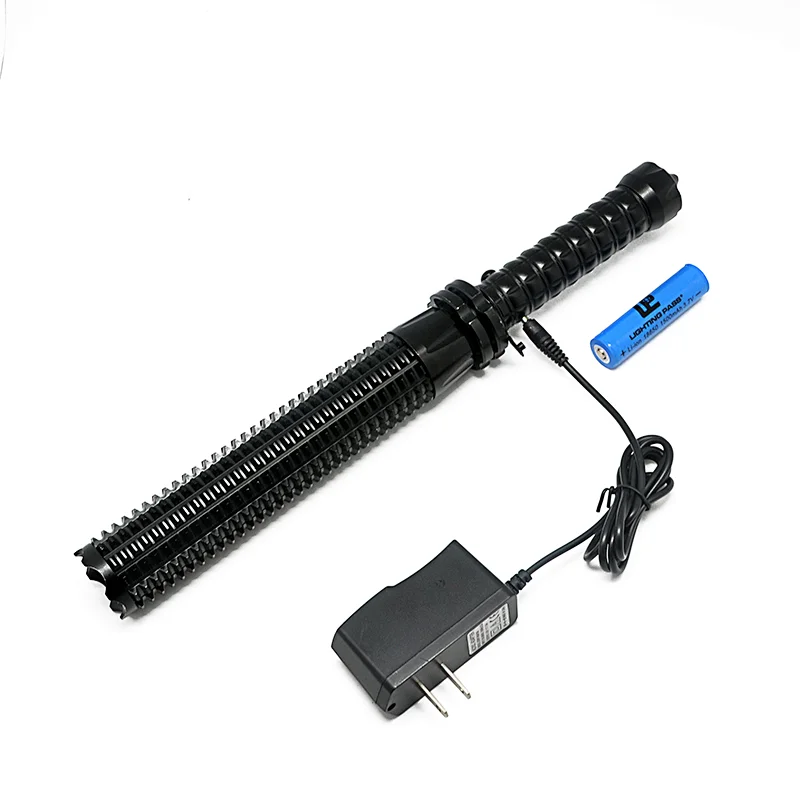 Zoomable self defense tactical flashlight