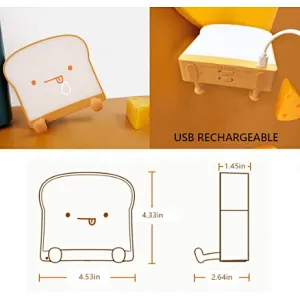3D Decorative Toast night light