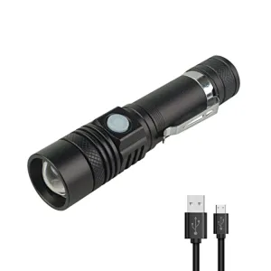 Zoomable pocket flashlight