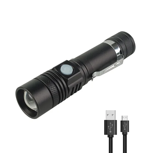 Zoomable pocket flashlight
