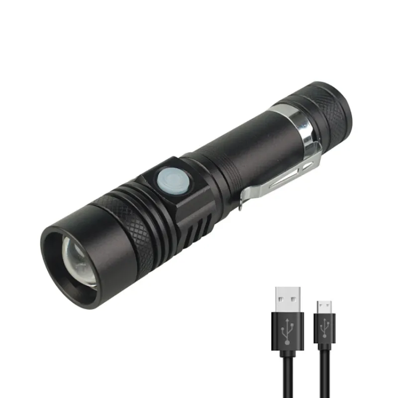 Zoomable pocket flashlight