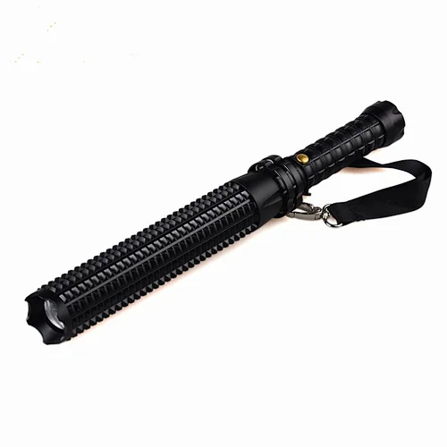 Zoomable self defense tactical flashlight