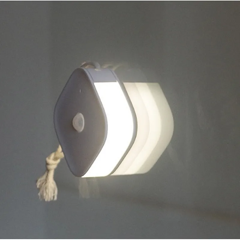 USB rechargeable motion sensor LED night light