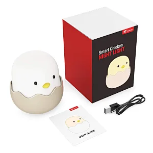 Chicken eggshell night light