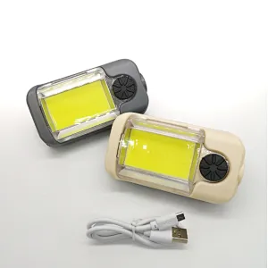 Portable rechargeable magnetic cob work light
