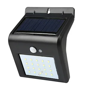 New design street lights outdoor 16 LED motion sensor wall waterproof IP65 solar light